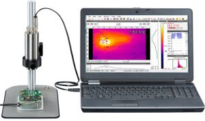 Microscope optics - מצלמה תרמית עם עדשת מיקרוסקופ